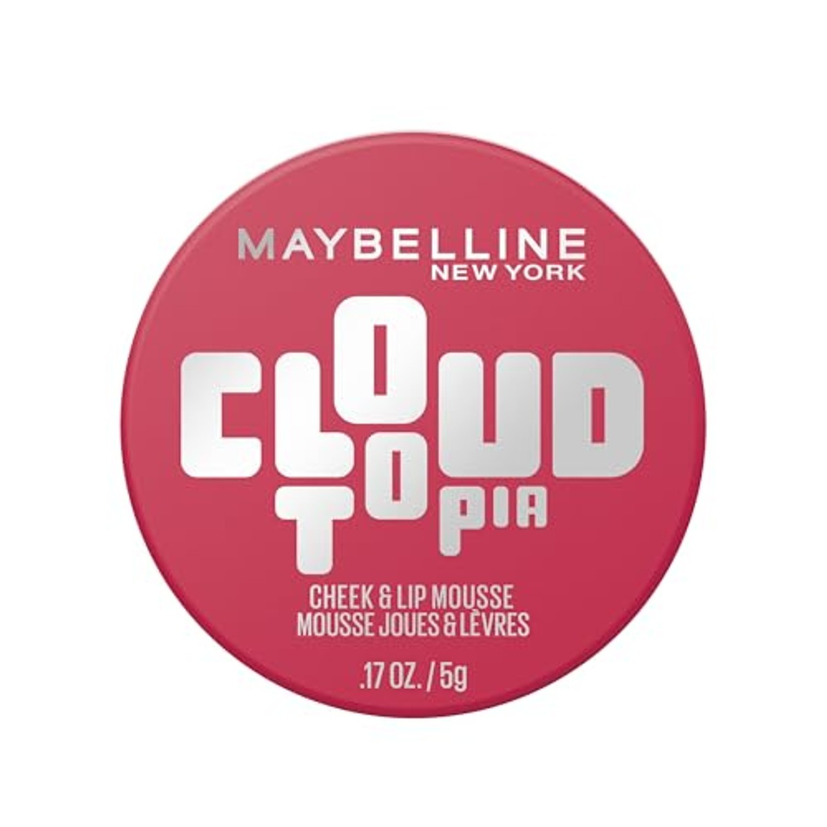 MAYBELLINE Cloudtopia Wang- & Lippen Mousse 02 Ethereal Rouge 5 g - 6 stuks