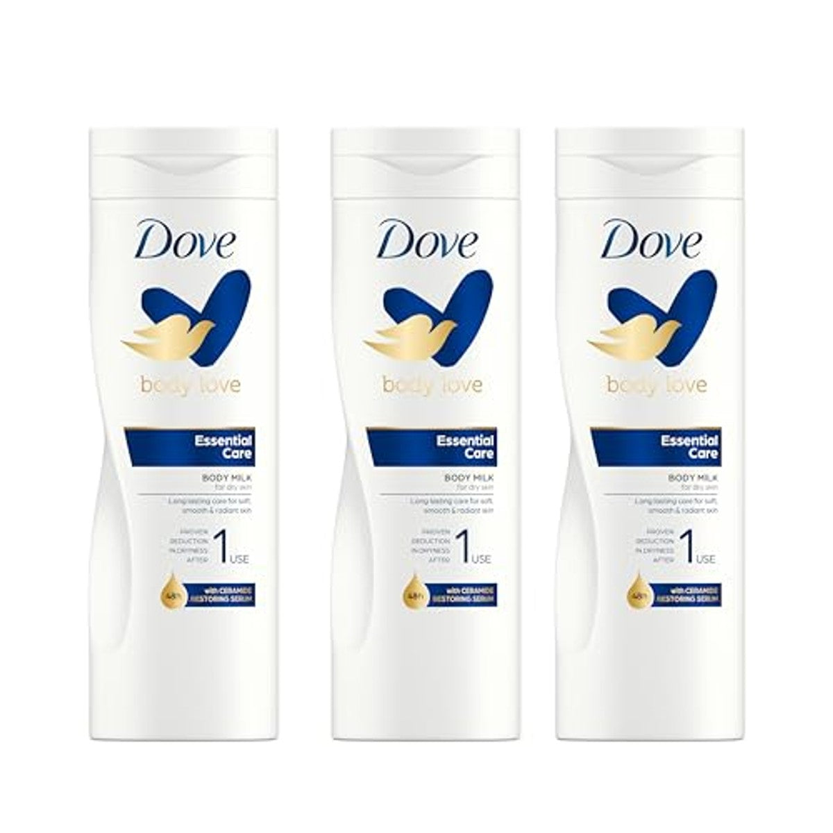 Dove Body Love Essential Care lichaamsmelk 3 x 400 ml – Dove