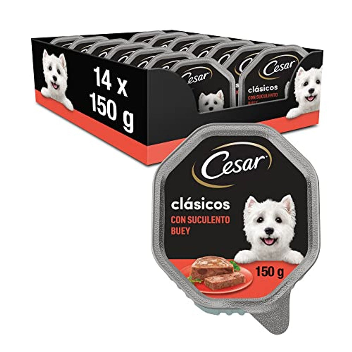 Cesar Klassiekers hondenvoer rund en lever 24 x 150 g - 3-pack – foto 2
