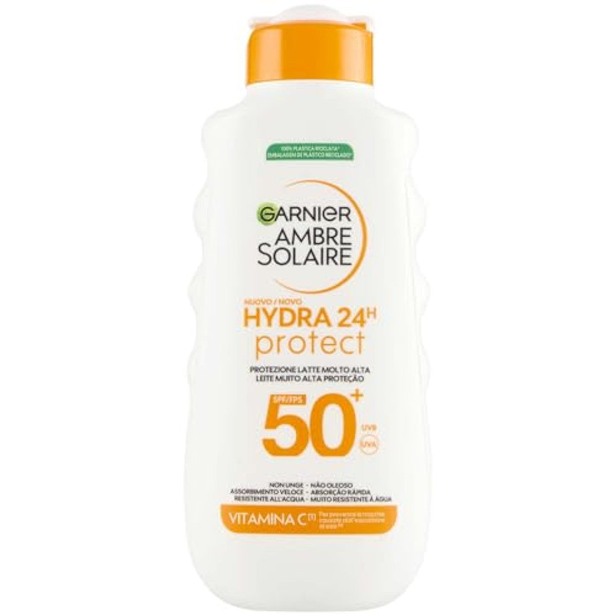 Garnier Ambre Solaire Hydra 24H Protect Melk SPF50 6 x 175 ml - Voordeelverpakking