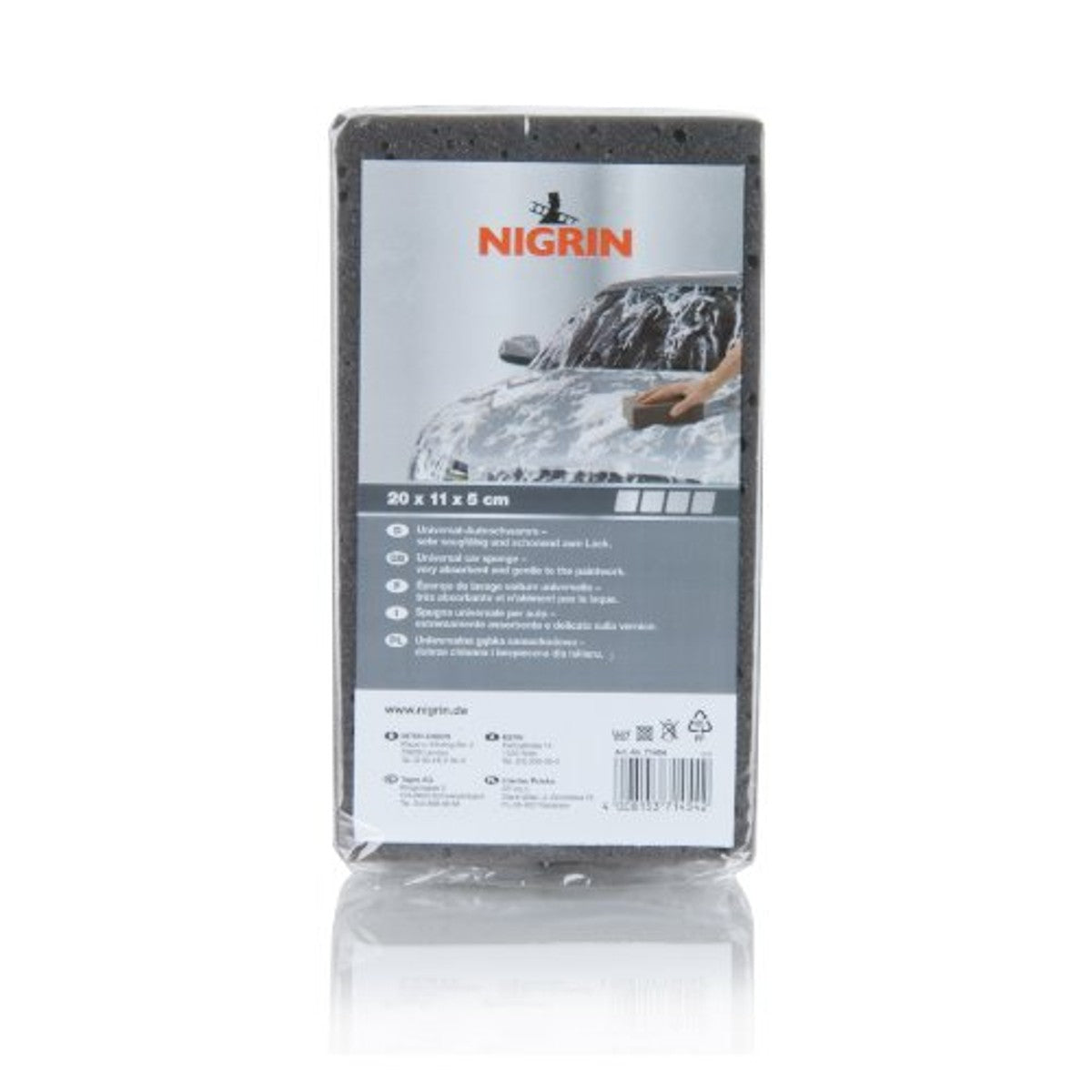 NIGRIN 71454 Universele autospons - 6-pack