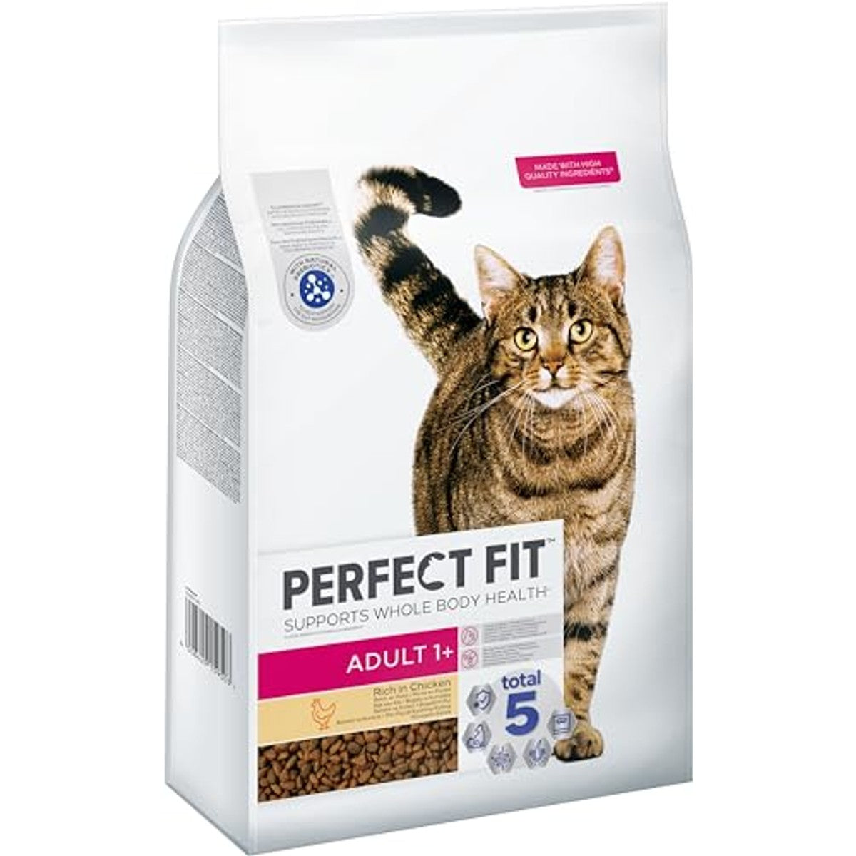 PERFECT FIT Adult 1+ droogvoer voor katten, 7 kg, kip – Perfect Fit