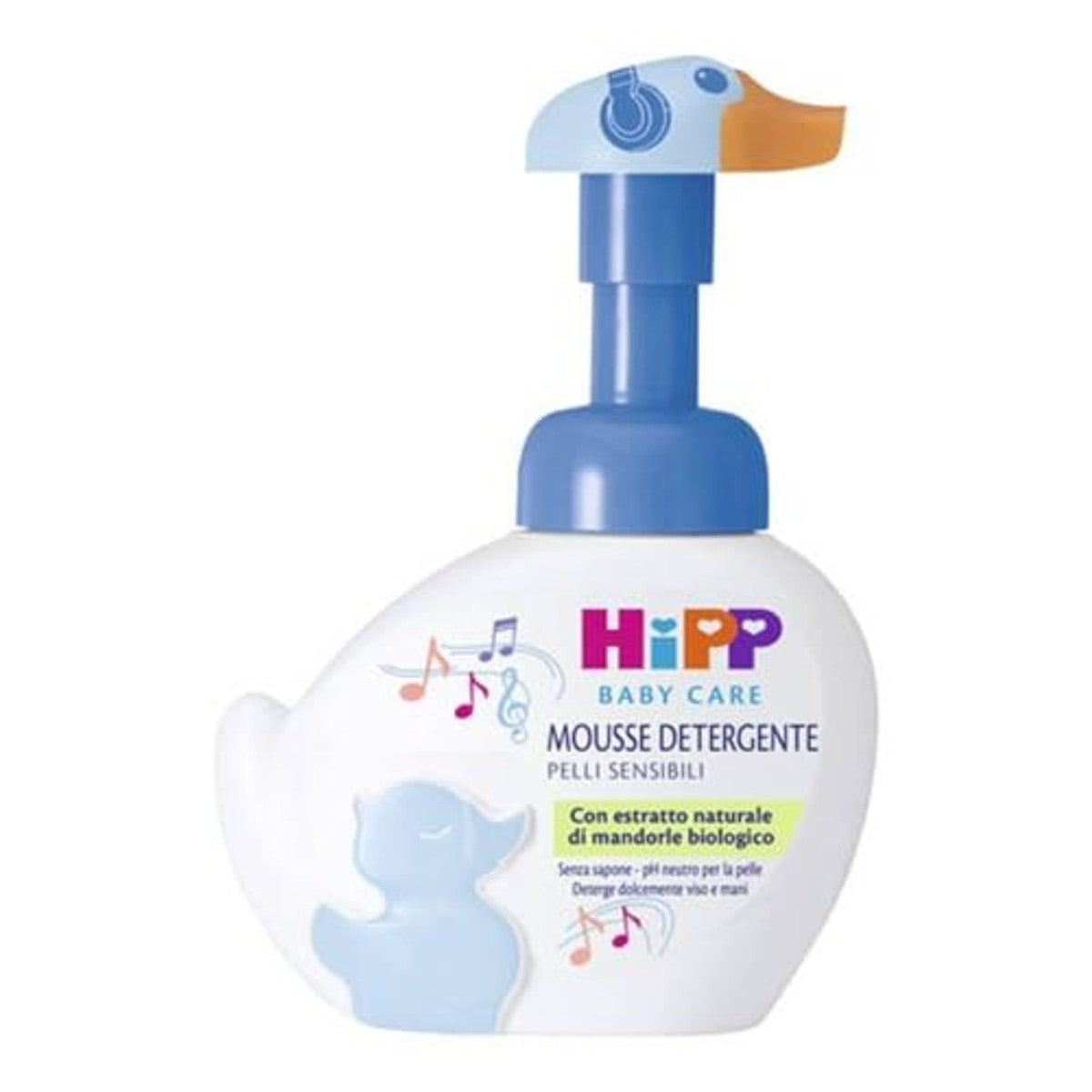HiPP Baby Care Reinigingsmousse Blauwe Eend 3 x 250 ml - Voordeelverpakking