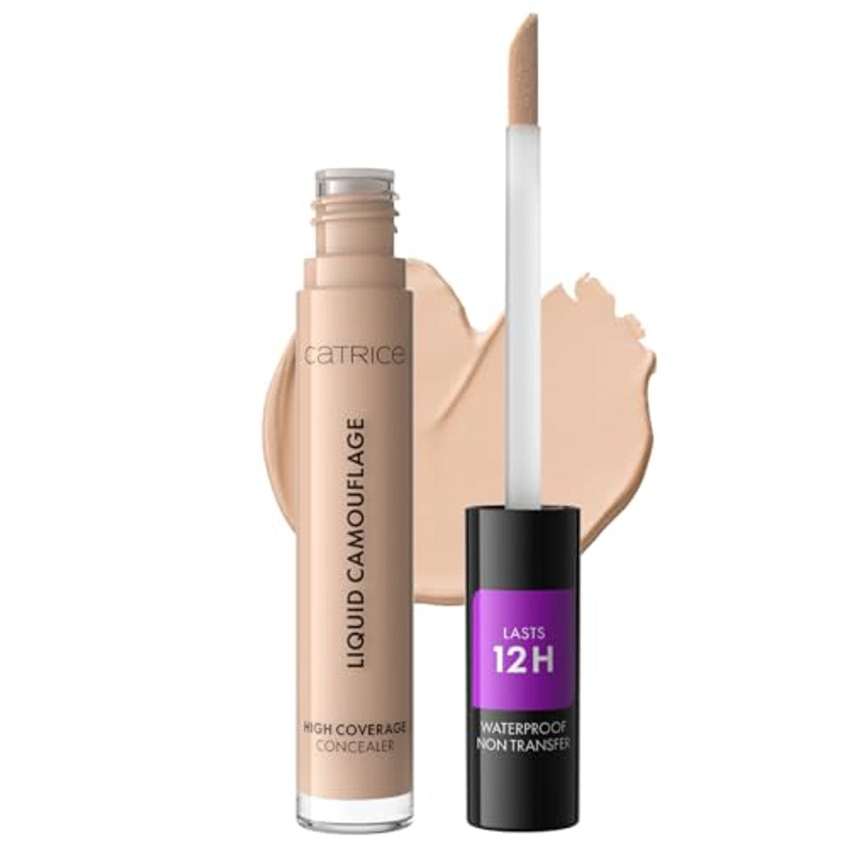 Catrice Liquid Camouflage High Coverage Concealer 010 Porcellain, houdt 12 uur | Hoge dekking, vloeibare textuur zonder siliconen, veganistisch, waterdicht en transferbestendig, 5 ml – Catrice Cosmetics
