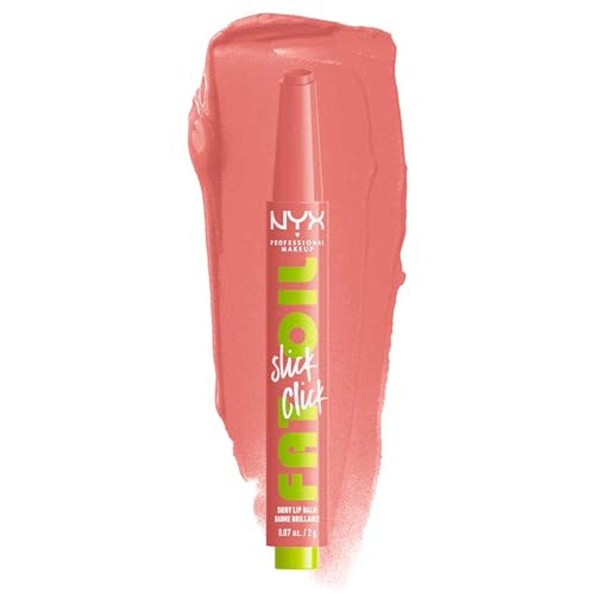 NYX Professional Makeup Verzorgende lippenstift voor maximale kleur, verzorging en vocht, met avocado, frambozenolie en bergbessenolie, veganistische formule, Fat Oil Slick Click, Story or Post – NYX PROFESSIONAL MAKEUP