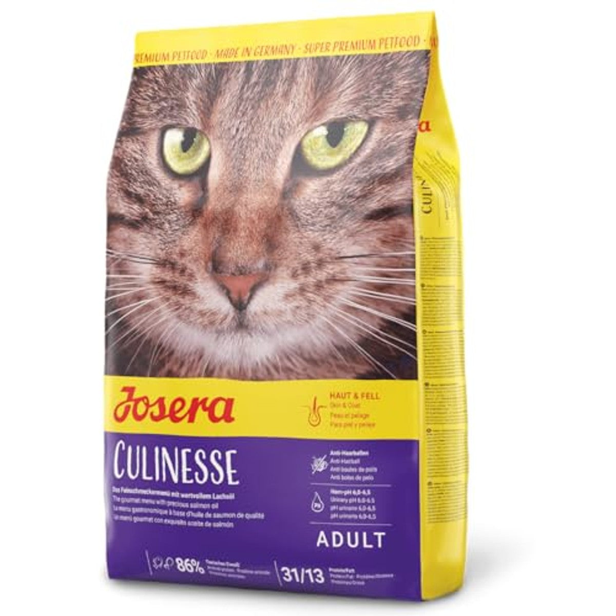 Josera Culinesse droogvoer kat adult zalmolie 2 kg - 3-pack
