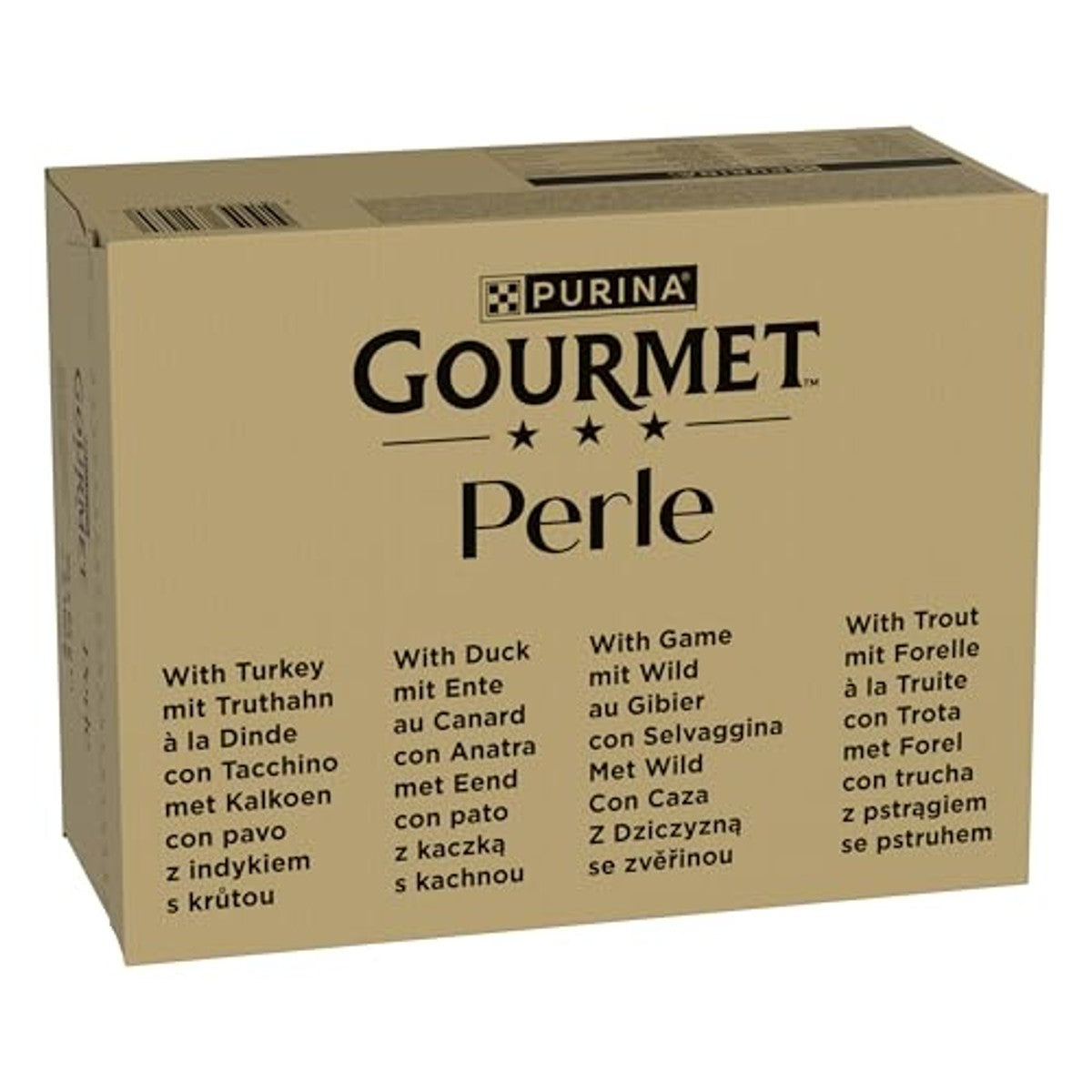 Gourmet Perle Strepen in gelei natvoer kattenvoer soortenmix 96 x 85 g - 3-pack