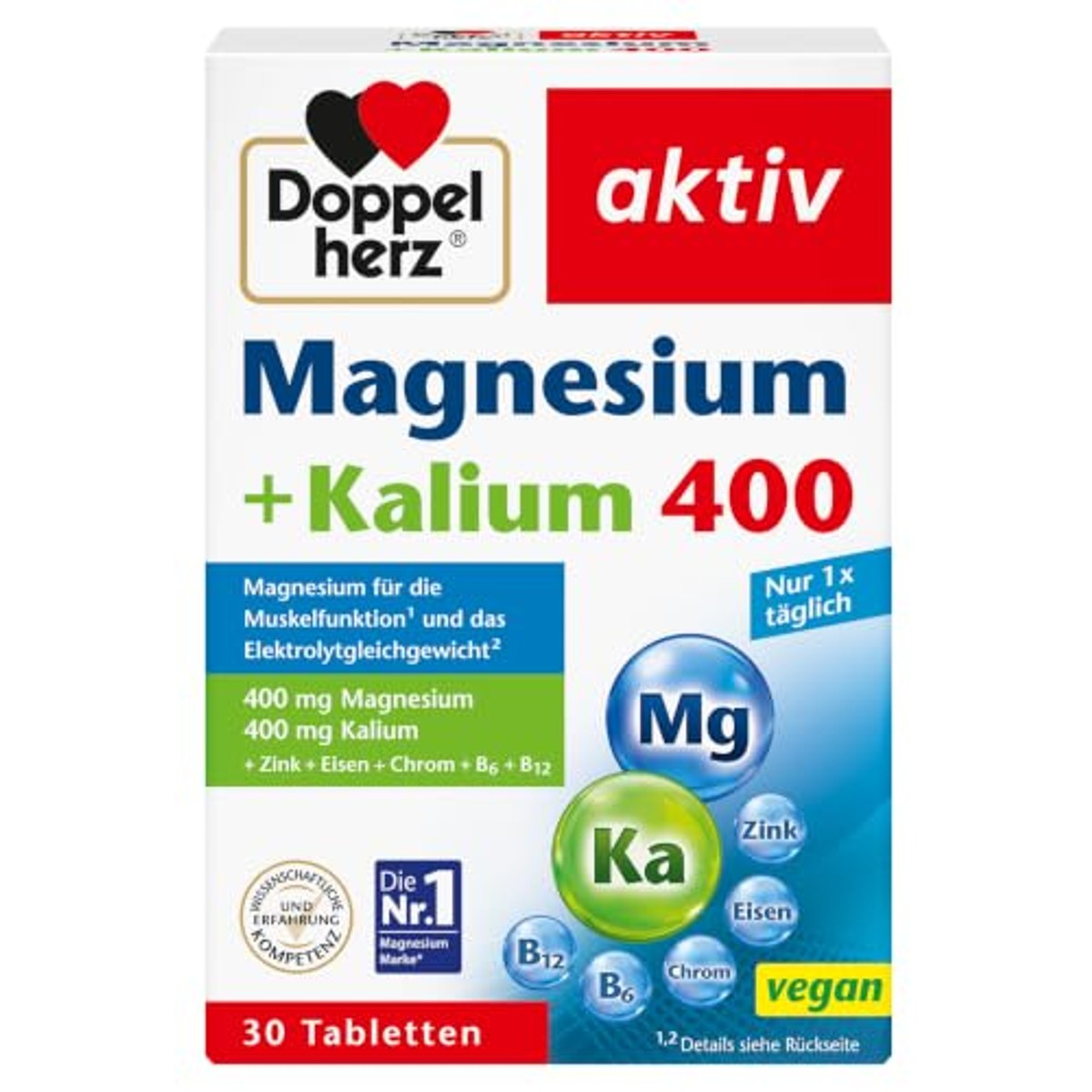 Doppelherz Magnesium + kalium 400 – Doppelherz