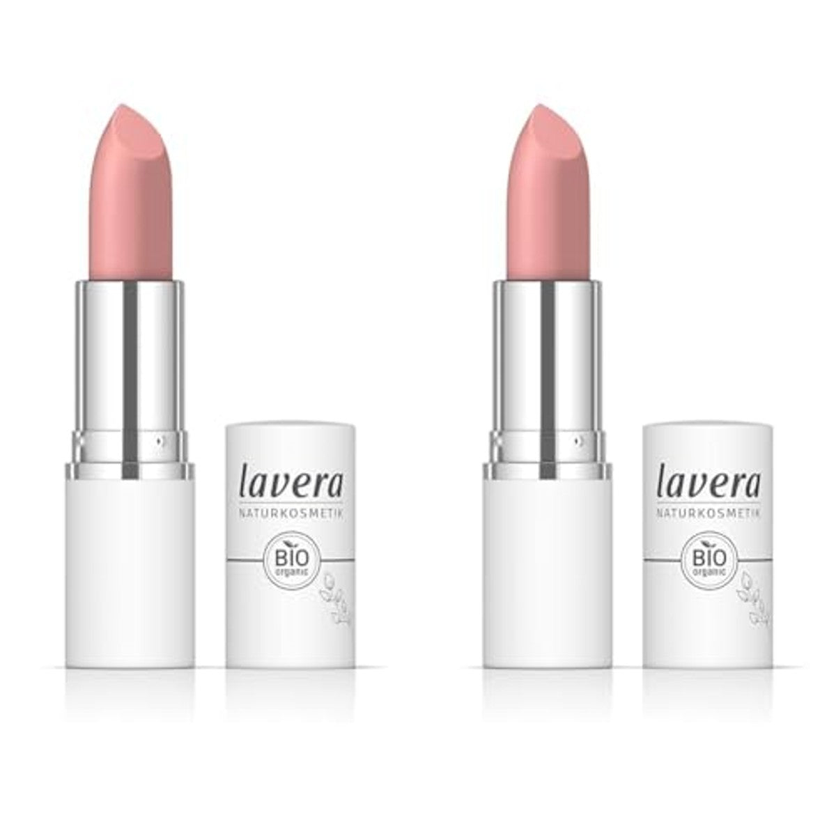 lavera Comfort Matt lippenstift Primrose 06 1 x 18,2 g (2 stuks) – lavera