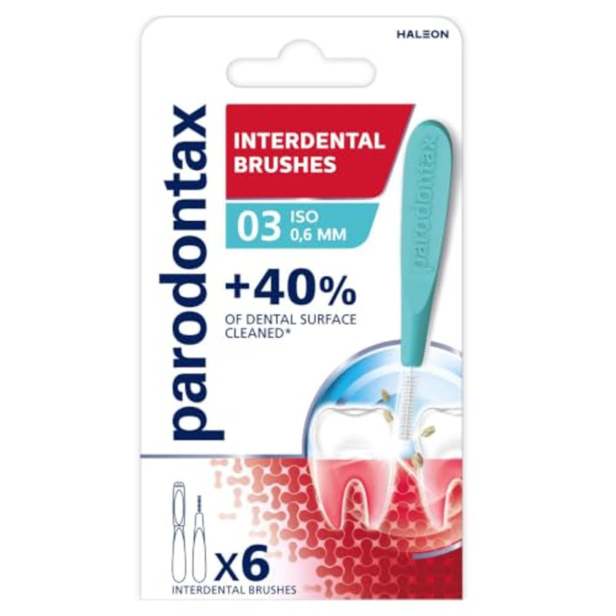 Parodontax Interdentale borstels (0,6 mm) X6 - 3-pack