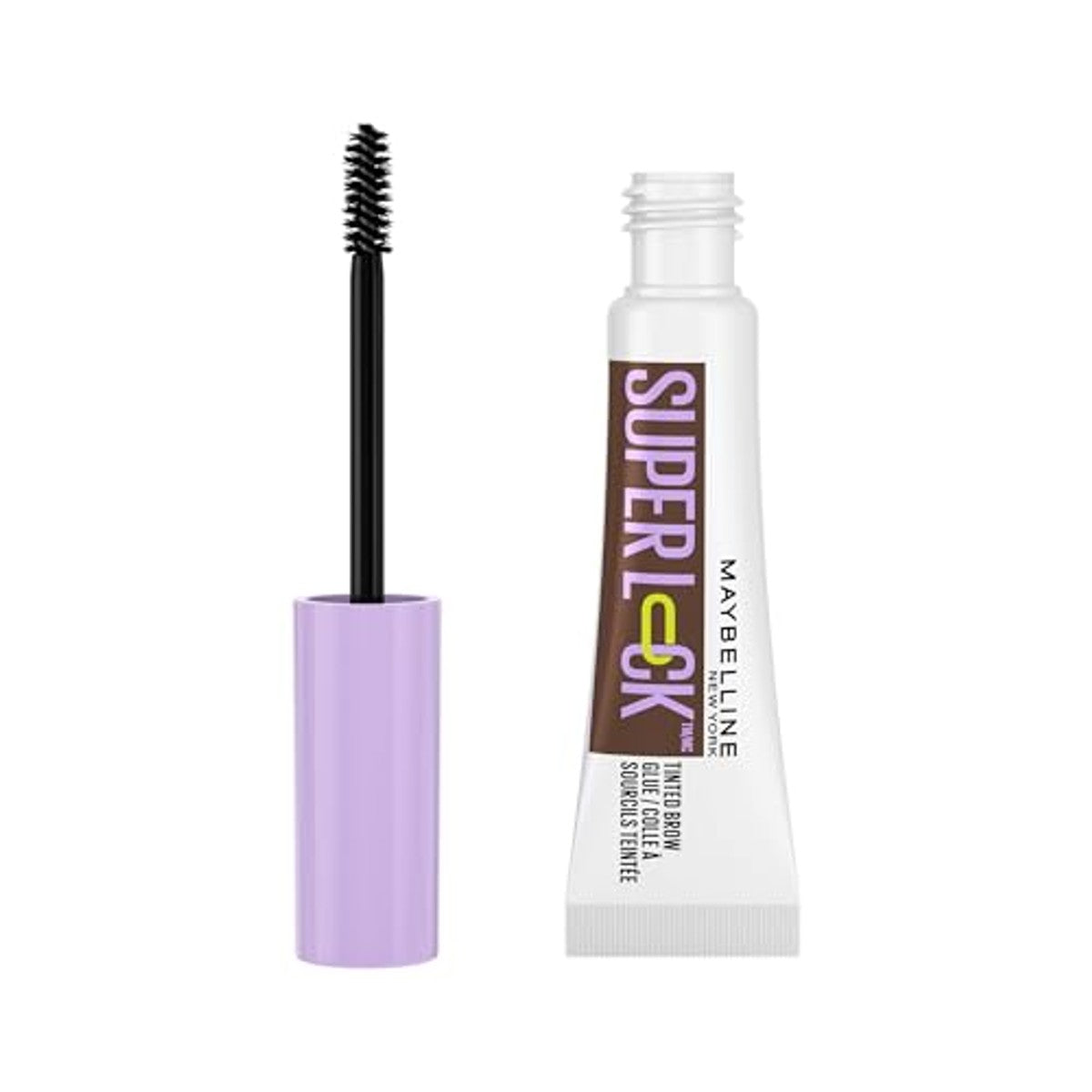 MAYBELLINE Super Lock Brow Glue Deep Brown 8 g - 3 stuks