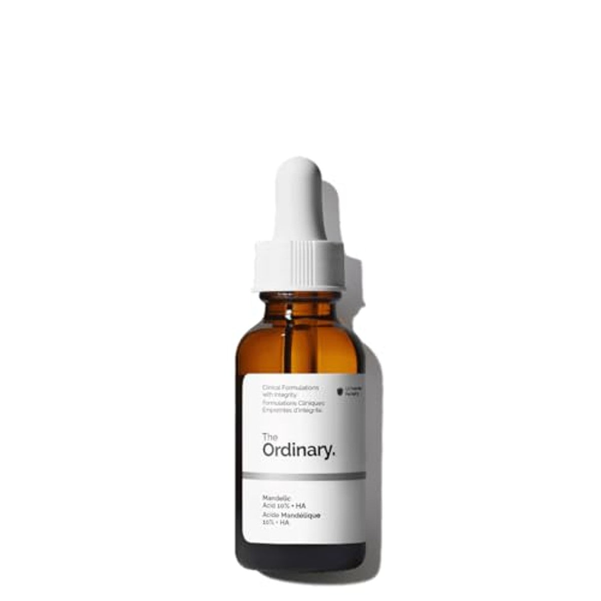 The Ordinary Mandelic Acid 10% + HA, zacht peelingserum voor helderheid en hydratatie, 30 ml