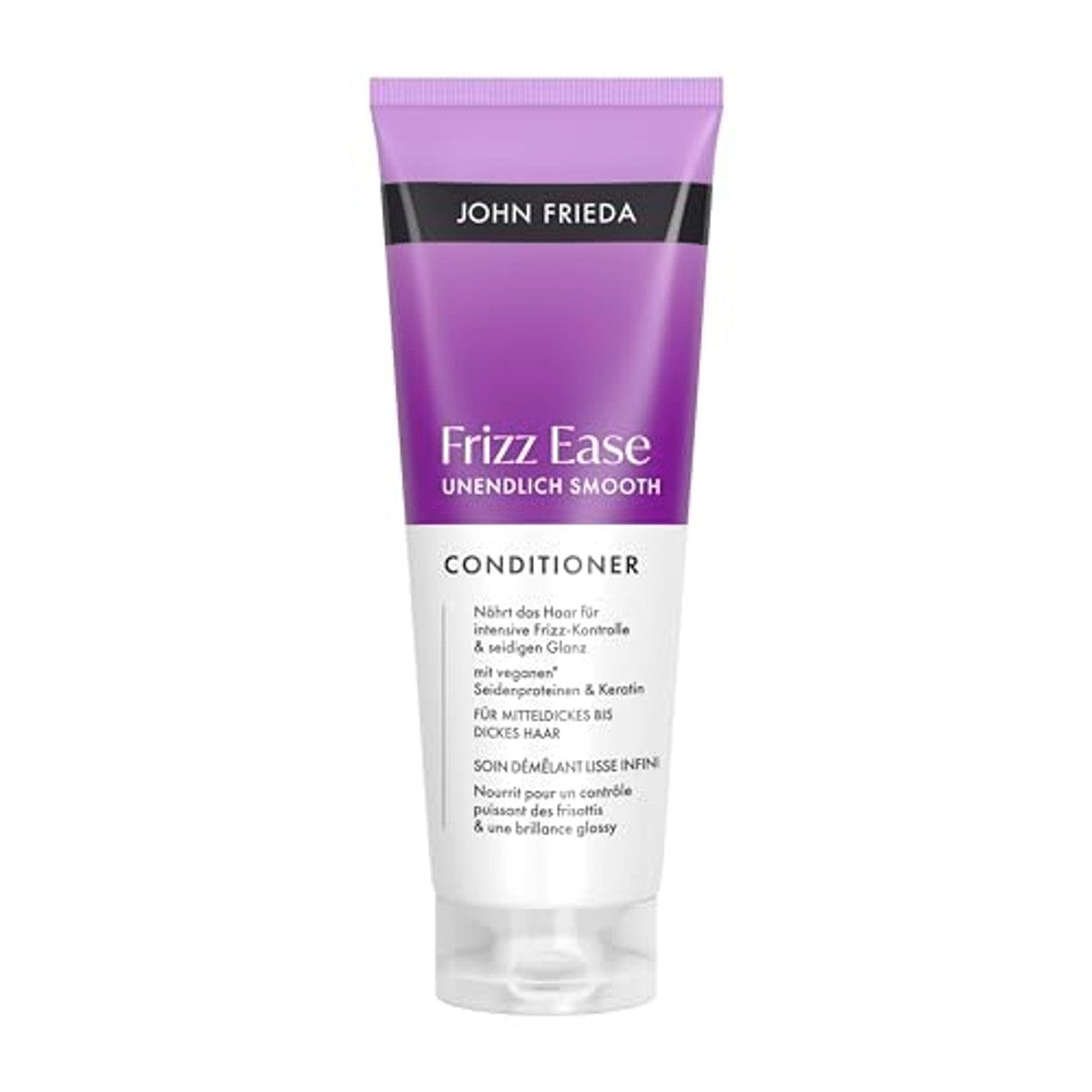 John Frieda Frizz Ease Unendlich Smooth Conditioner - Inhoud: 250 ml - Haartype: middeldik tot dik - Geschikt voor gekleurd haar – John Frieda