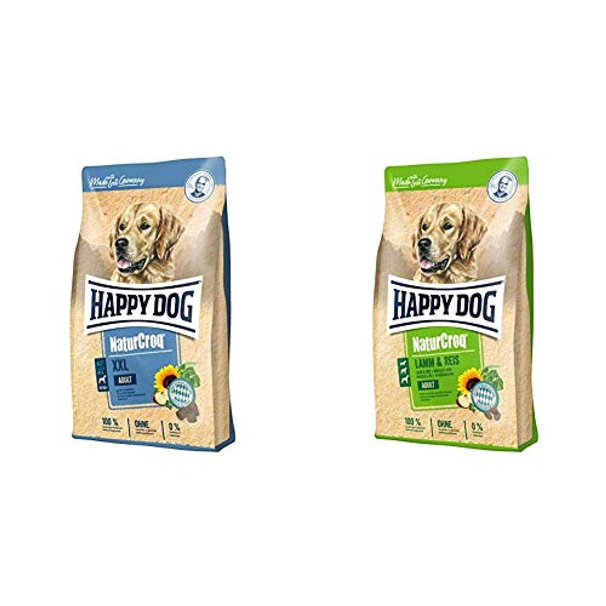 Happy Dog NaturCroq XXL & lam & rijst droogvoer hond 15 kg - 3-pack
