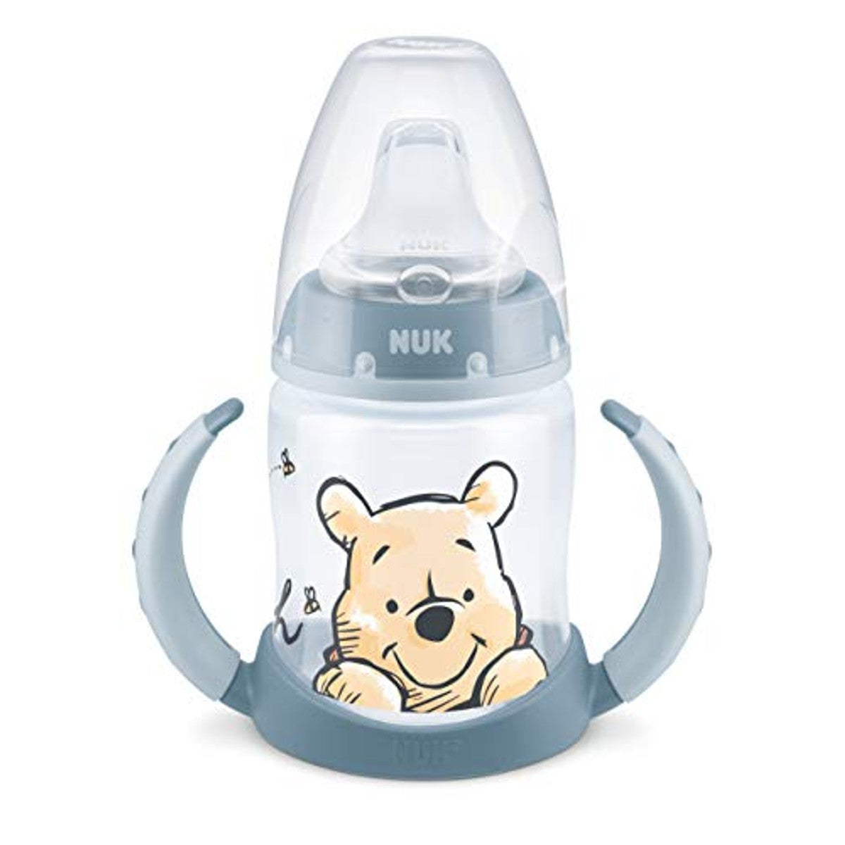 NUK First Choice+ drinkfles, 6-18 maanden, Disney Winnie de Poeh 6 x 150 ml - Voordeelverpakking