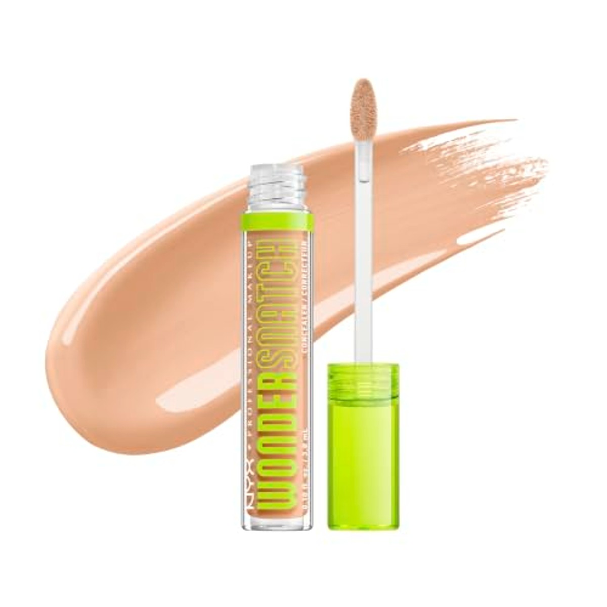 NYX Professional Makeup, Wonder Snatch Concealer, vloeibare romige formule, zachte matte afwerking, waterbestendig, geeft niet af, hydrateert tot 24 uur, veganistische formule, 10 Light Beige, 3,5 ml | Wonder Snatch vloeibare – NYX PROFESSIONAL MAKEUP