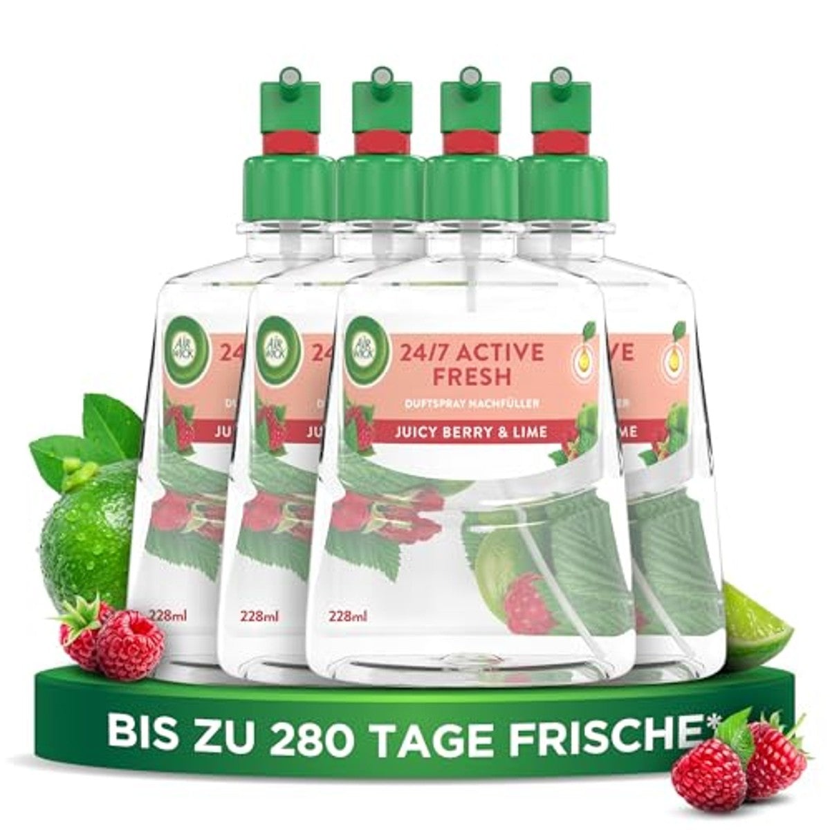 Air Wick Active Fresh Juicy Berry & Lime 4 x 228 ml – Air Wick