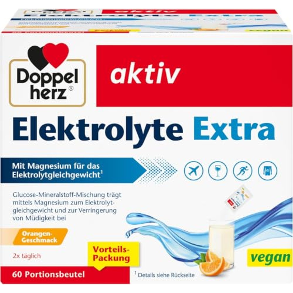 Doppelherz Elektrolyten Extra - met sinaasappelsmaak – Doppelherz