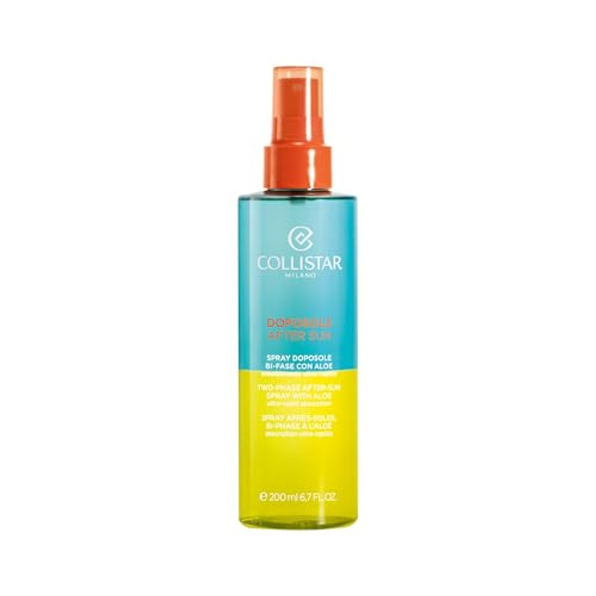 Collistar Tweefasige Aftersunspray met Aloë en Amandelolie 200 ml - 3-pack