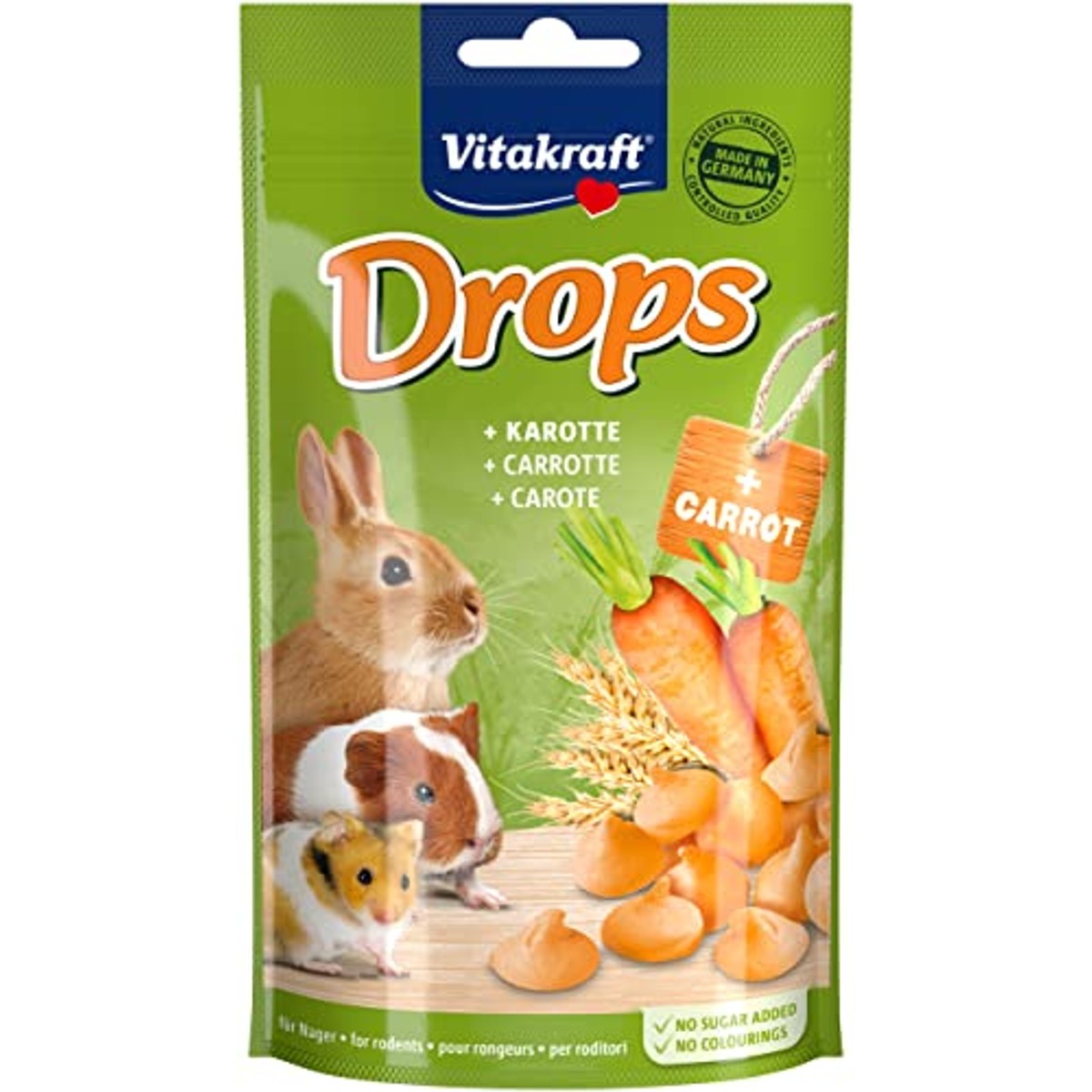 Vitakraft Nager Drops, Wortel. – Vitakraft