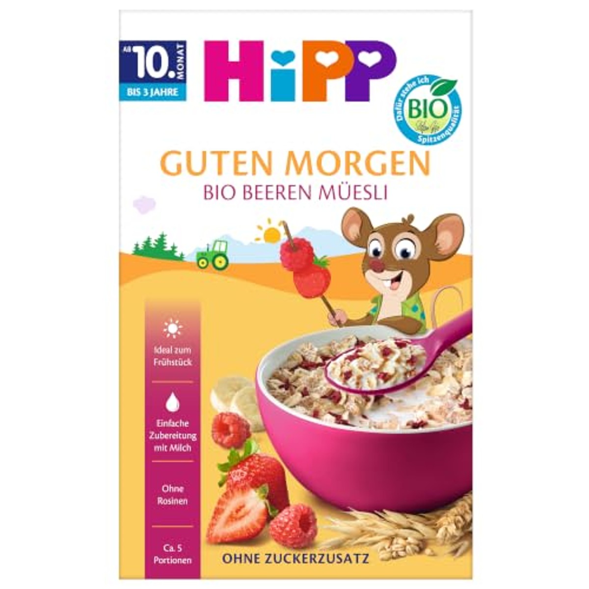 HiPP Biologische bessenmuesli 8 x 200 g – HiPP
