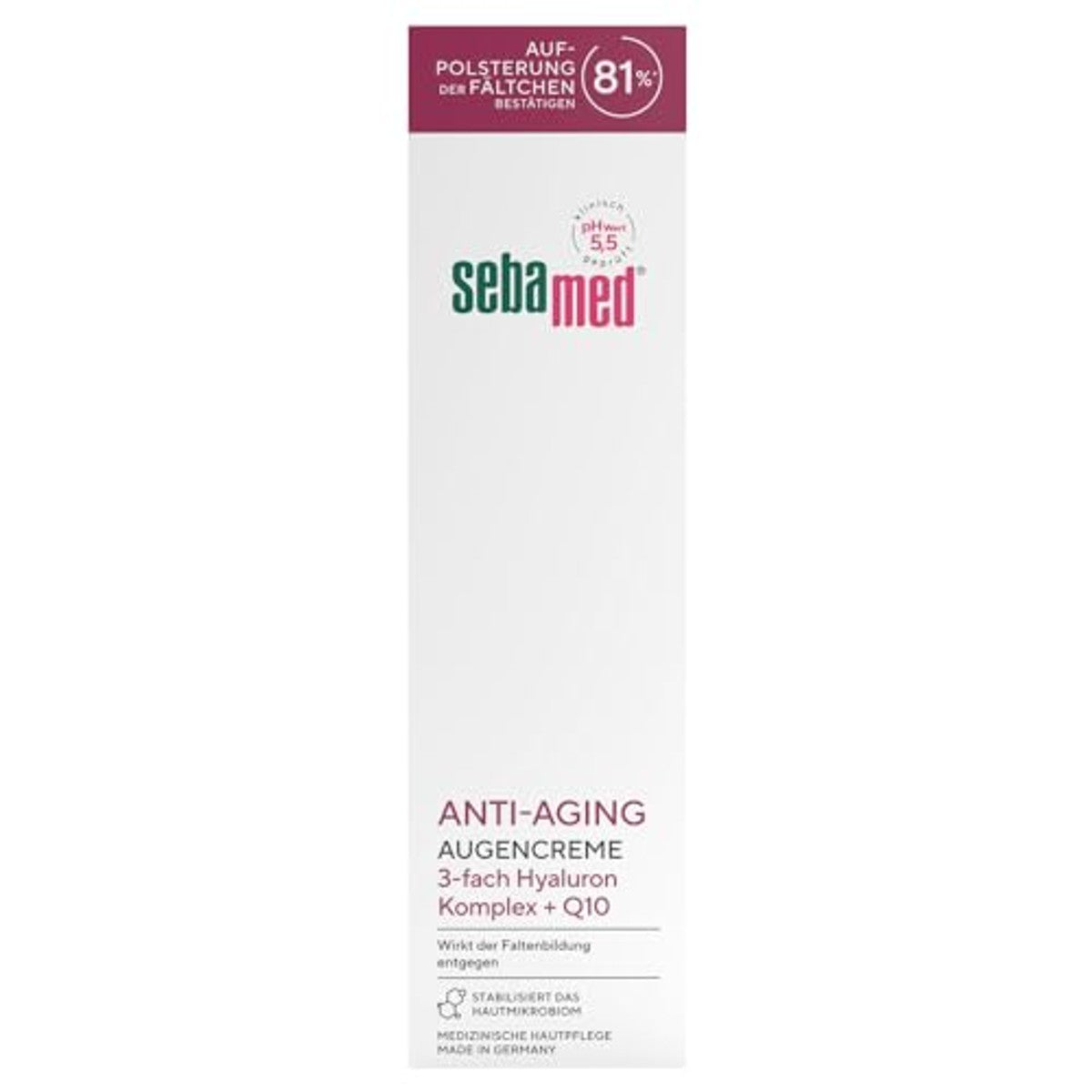 SEBAMED Anti-Aging Oogcrème Q10 3 x 15 ml - Voordeelverpakking – foto 2