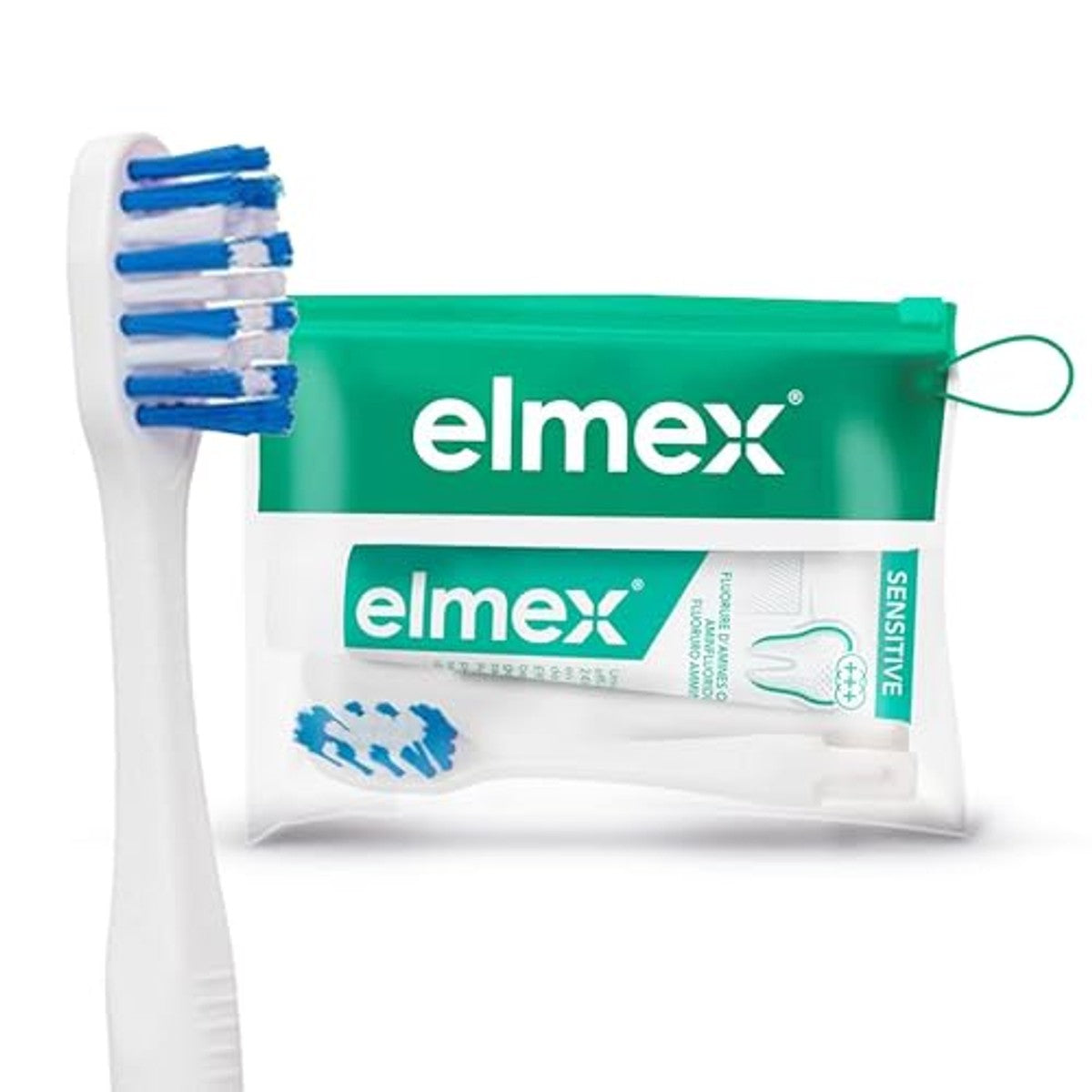 ELMEX Sensitive reisset tandpasta & tandenborstel 12 ml – ELMEX