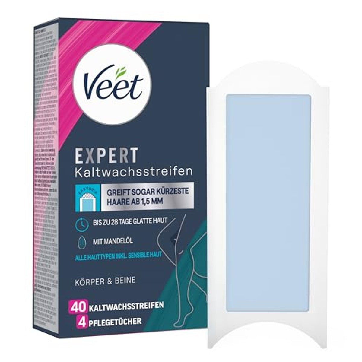 Veet Expert koudwasstrips lichaam en benen 6 x 40 stuks - Voordeelverpakking