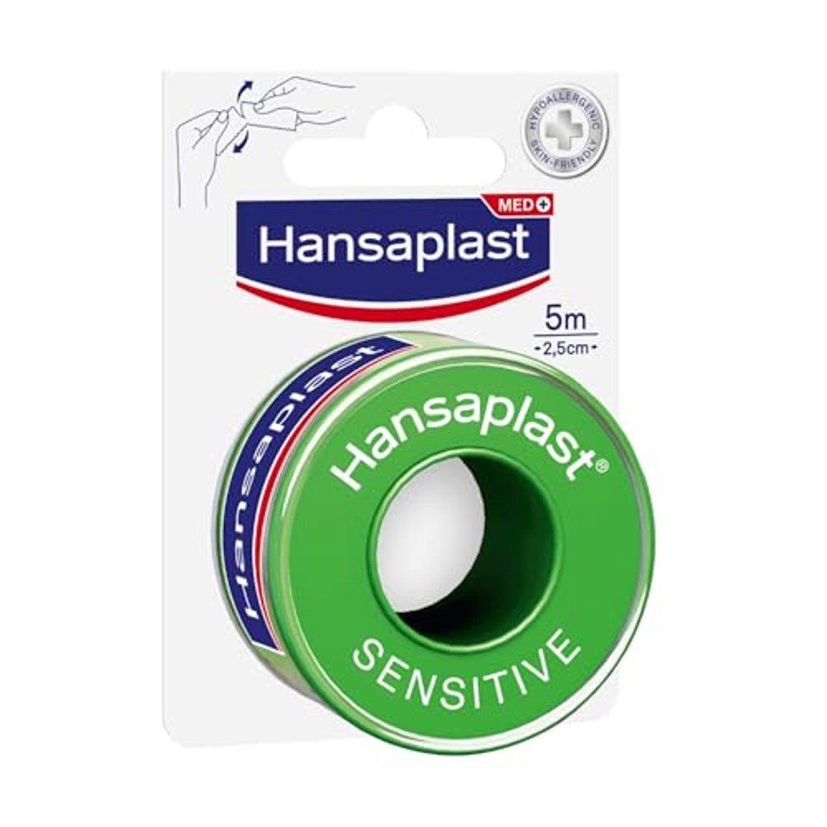 Hansaplast Sensitive fixeerpleister 5 m x 2,5 cm – Hansaplast