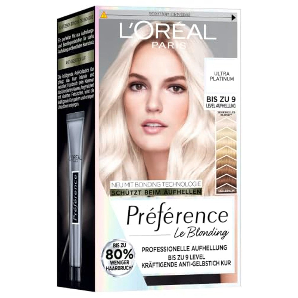 L'Oréal Paris Préférence Le Blonding licht platinablond 3 x 9 l - Voordeelverpakking
