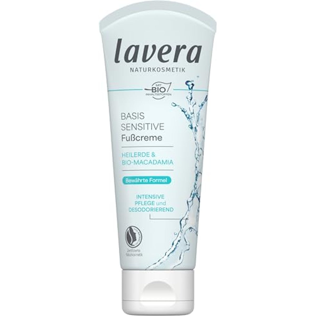 lavera Voetcrème Basis Sensitiv Macadamia - 4 stuks – lavera