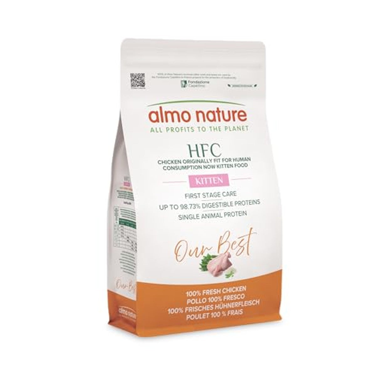 Almo Nature HFC Our Best Kitten Droogvoer Kip 1,2 kg - 6-pack
