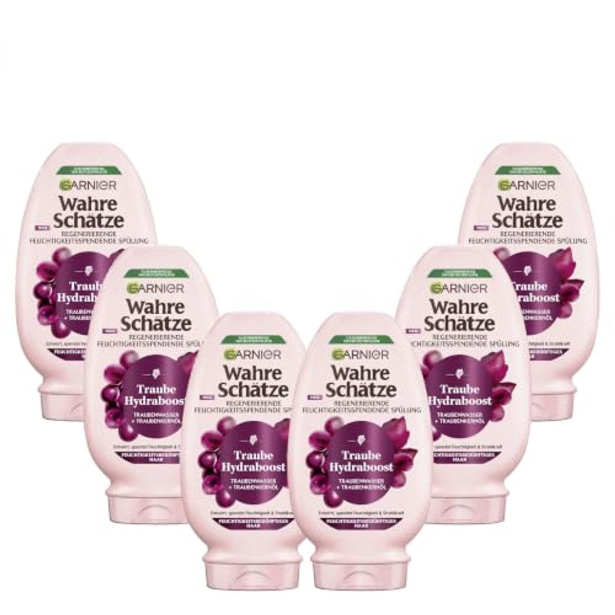 Garnier Wahre Schätze Traube Hydraboost Conditioner 200 ml (6er Pack) – Garnier