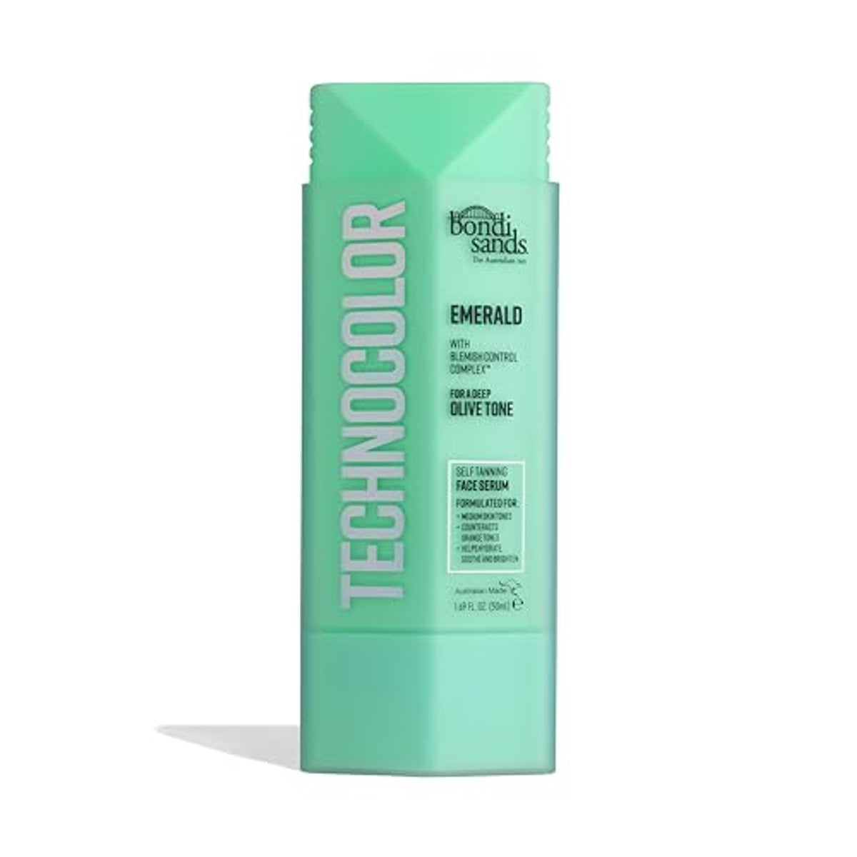 Bondi Sands Technocolor Self Tanning Face Serum Emerald 3 x 50 ml - Voordeelverpakking