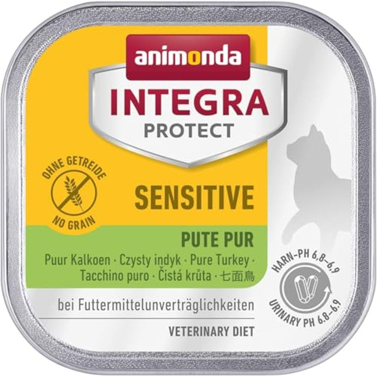 Animonda Integra Protect Sensitive natvoer kattenvoer kalkoen 16 x 100 g - 6-pack