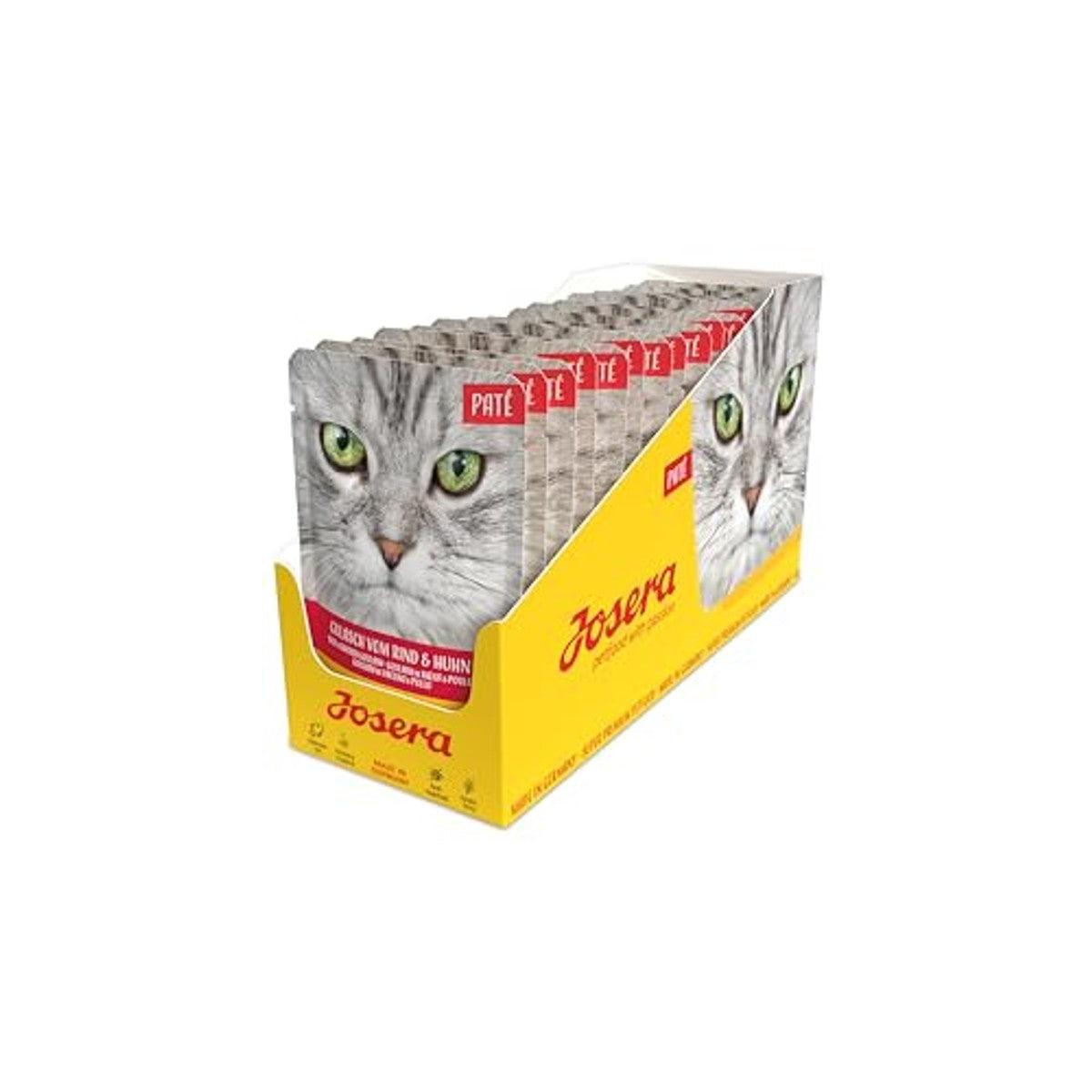 Josera Paté Goulash Natvoer Kattenvoer Rundvlees & Kip 16 x 85 g - 6-pack