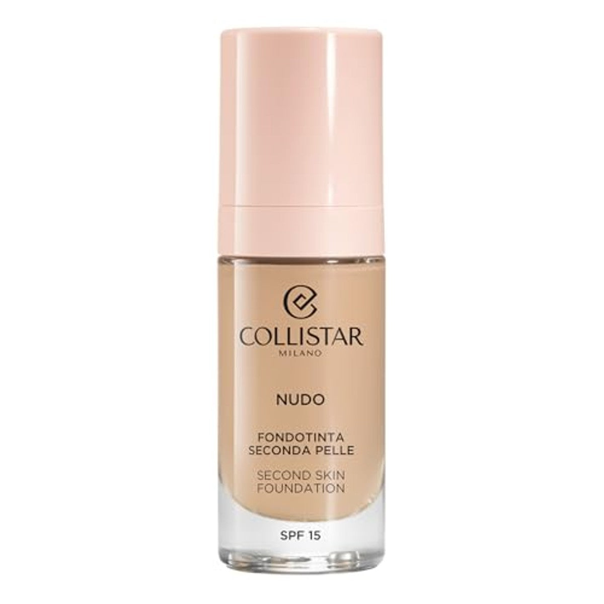 Collistar Nude Second Skin Foundation SPF 15, 2R Beige Rosato 30 ml