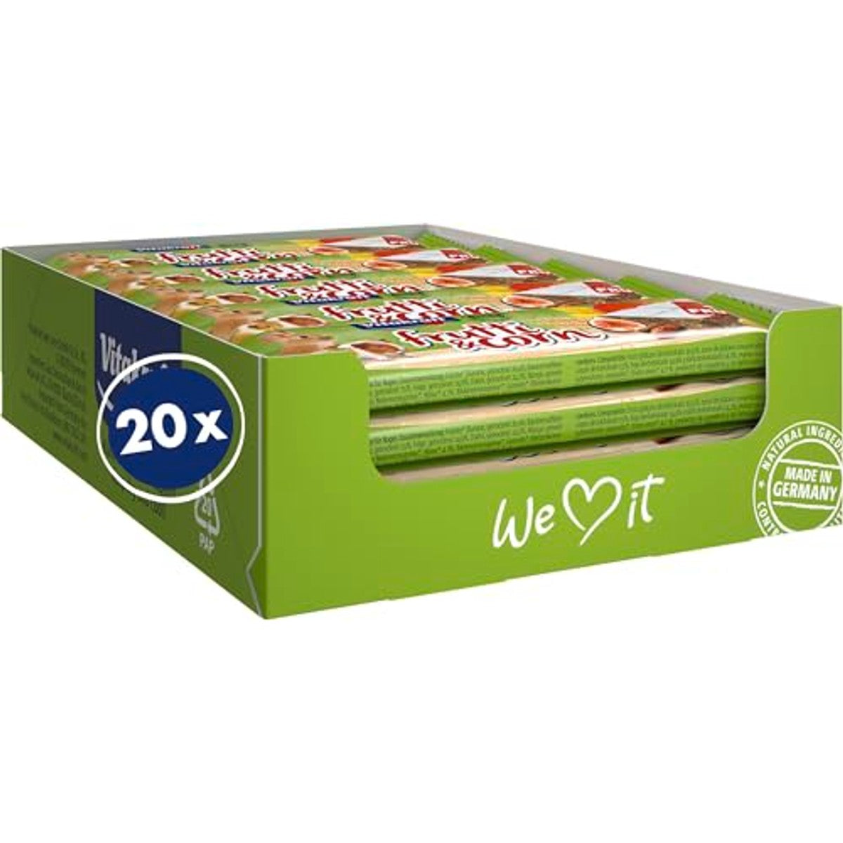 Vitakraft Frutti Corn knaagdiersnack banaan vijg 20 x 30 g - 6-pack
