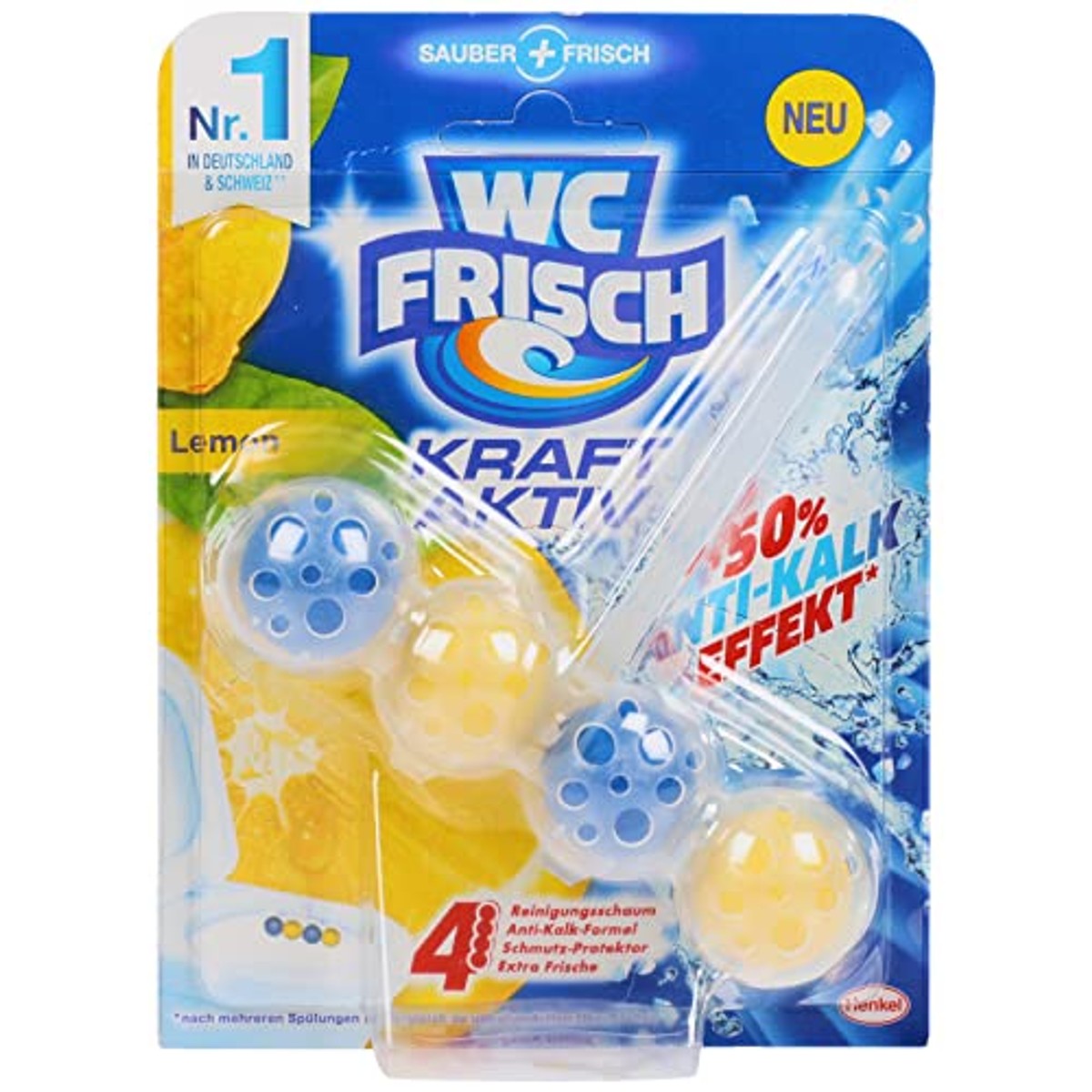 WC-Frisch Kraft Aktiv WC-reiniger en geurspoeler set van 3 – WC-Frisch