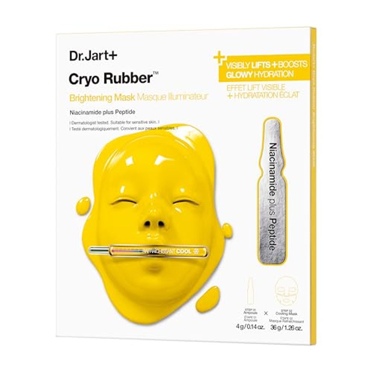 Dr. Jart+ Cryo Rubber Masker met Niacinamide en Vitamine C - 3-pack