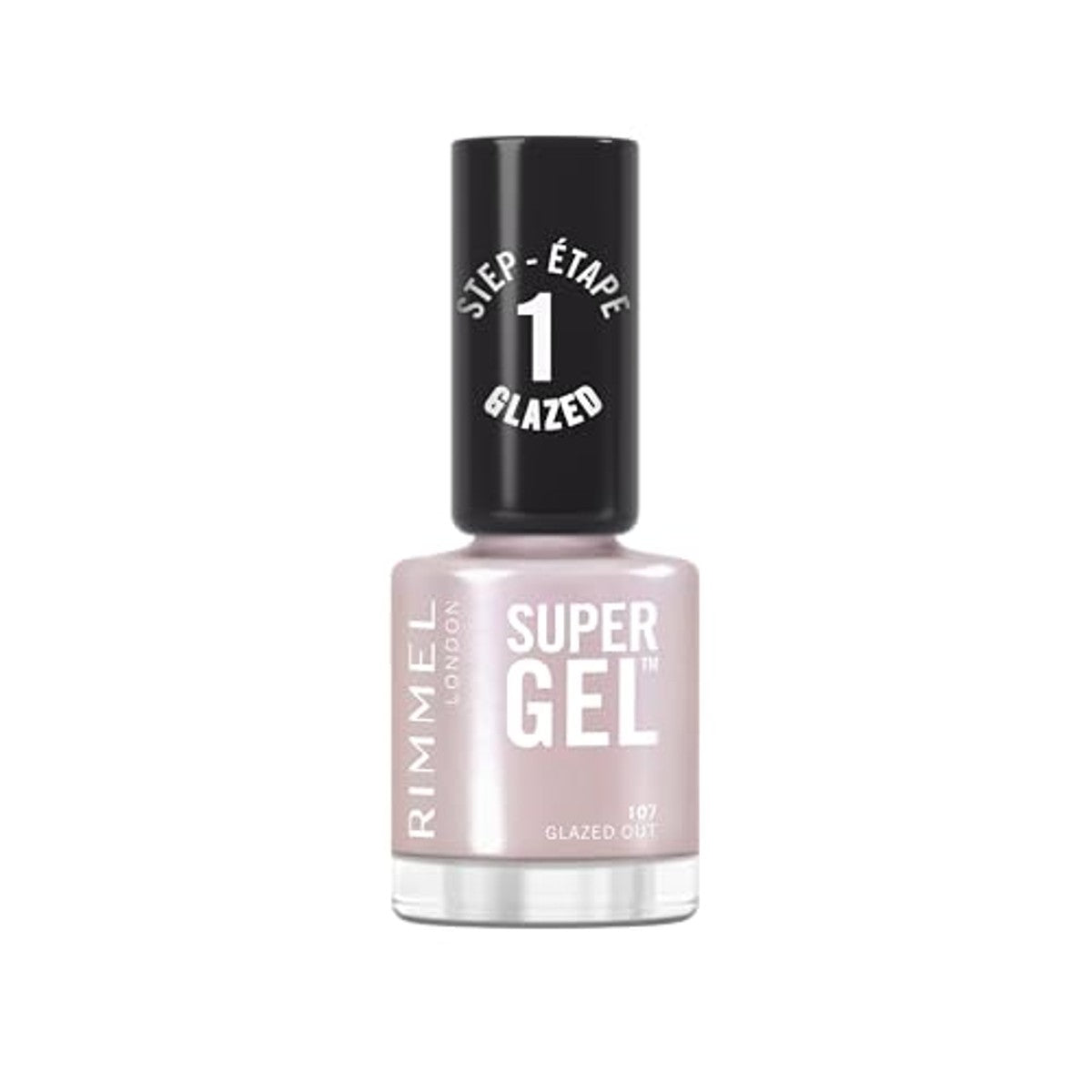Rimmel London Super Gel 107 Glazed Out nagellak 12 ml - 6 stuks