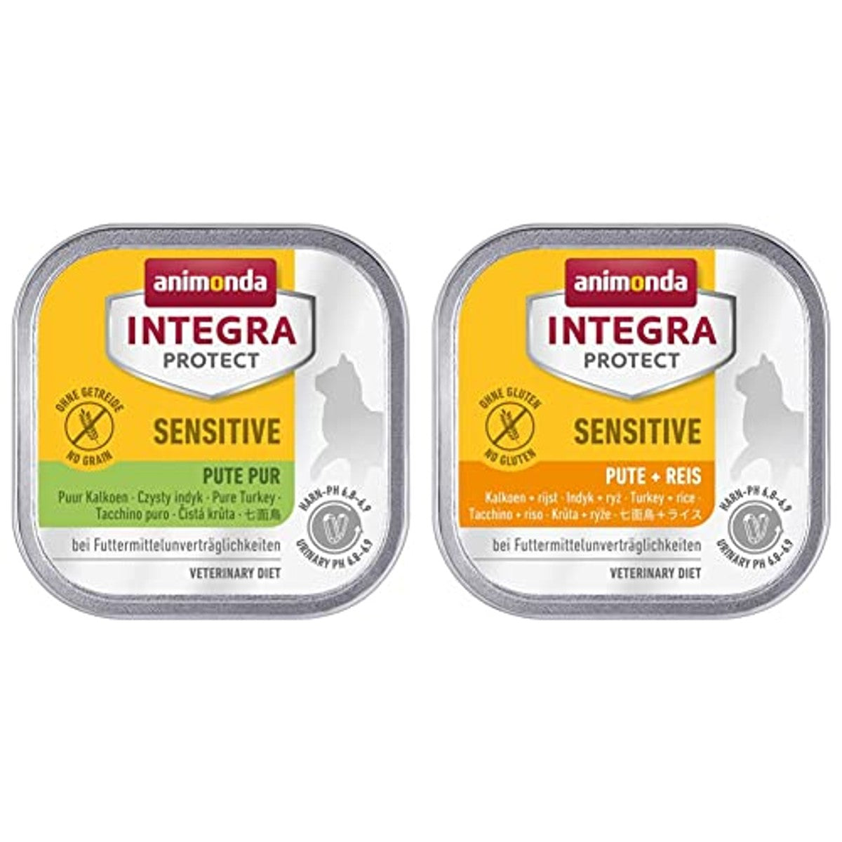 Animonda Integra Protect Sensitive natvoer kattenvoer kalkoen & rijst 16 x 100 g - 6-pack