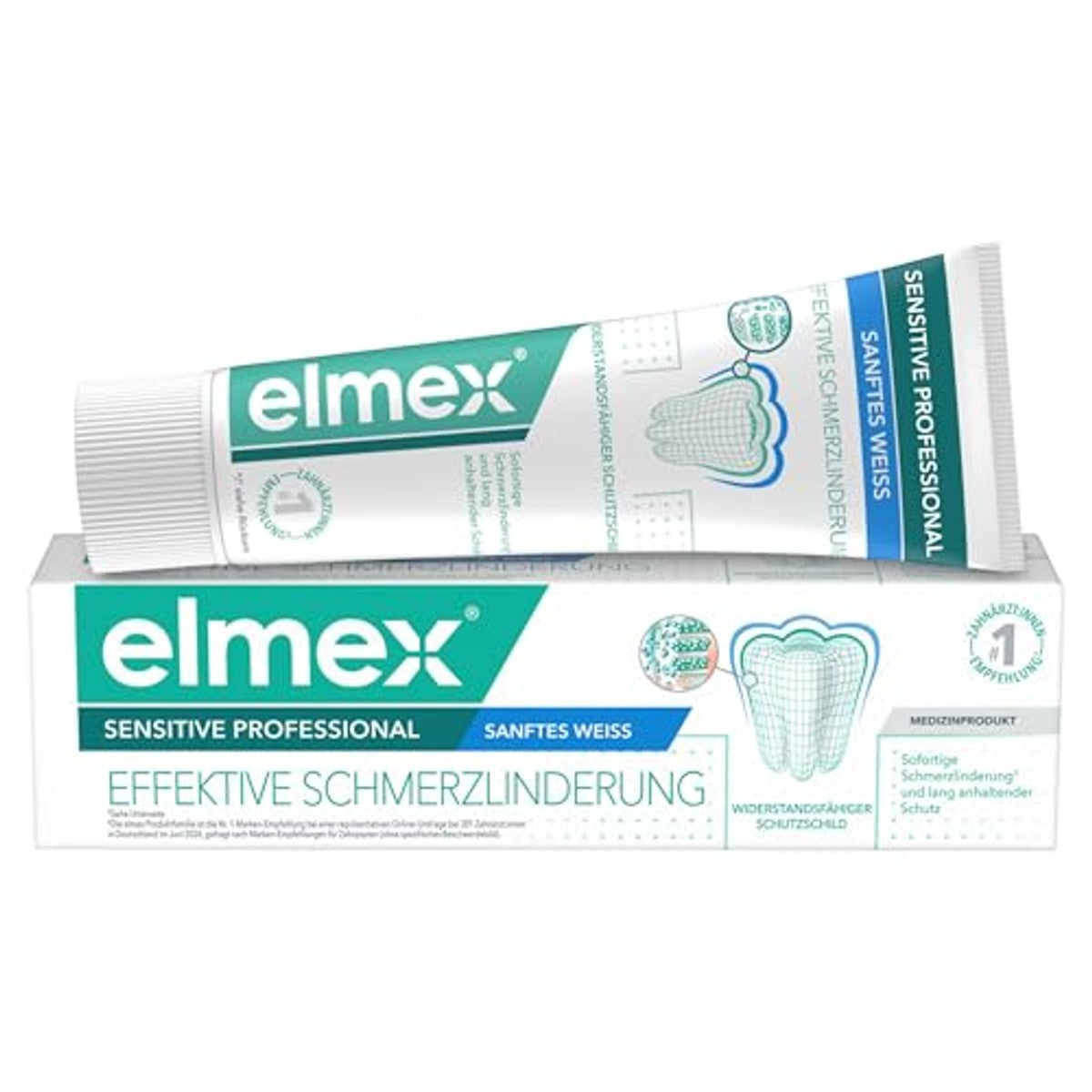 ELMEX Sensitive Professional plus zacht tandwit 75 ml – ELMEX