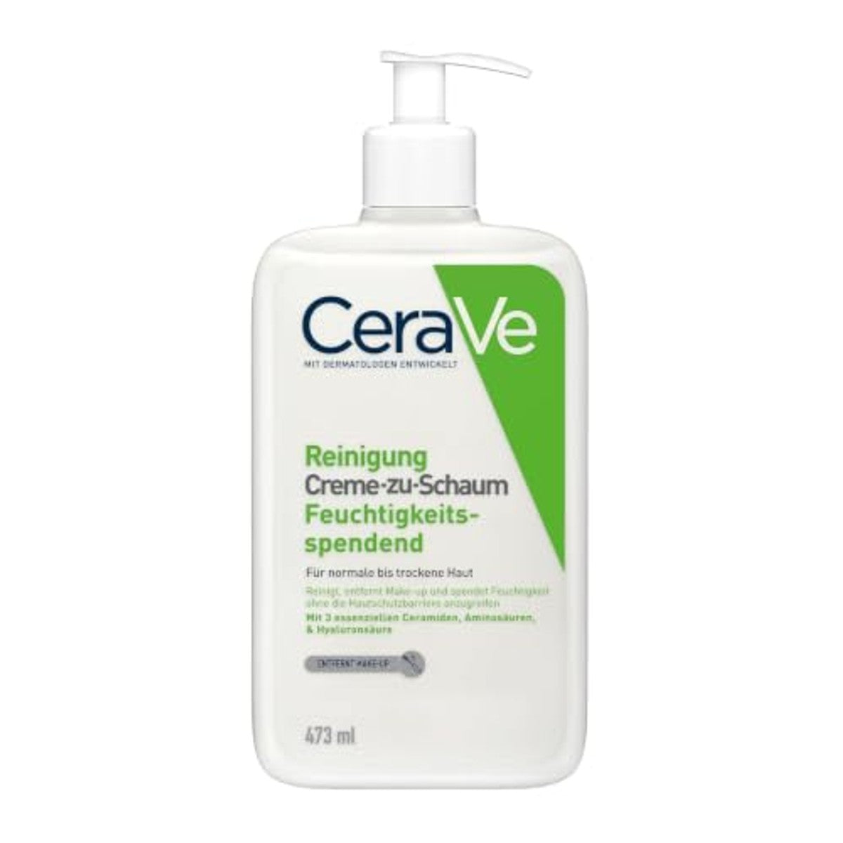 CeraVe Crème-tot-Schuim Reiniging, Vochtinbrengende Reinigingscrème 473 ml - 6-pack