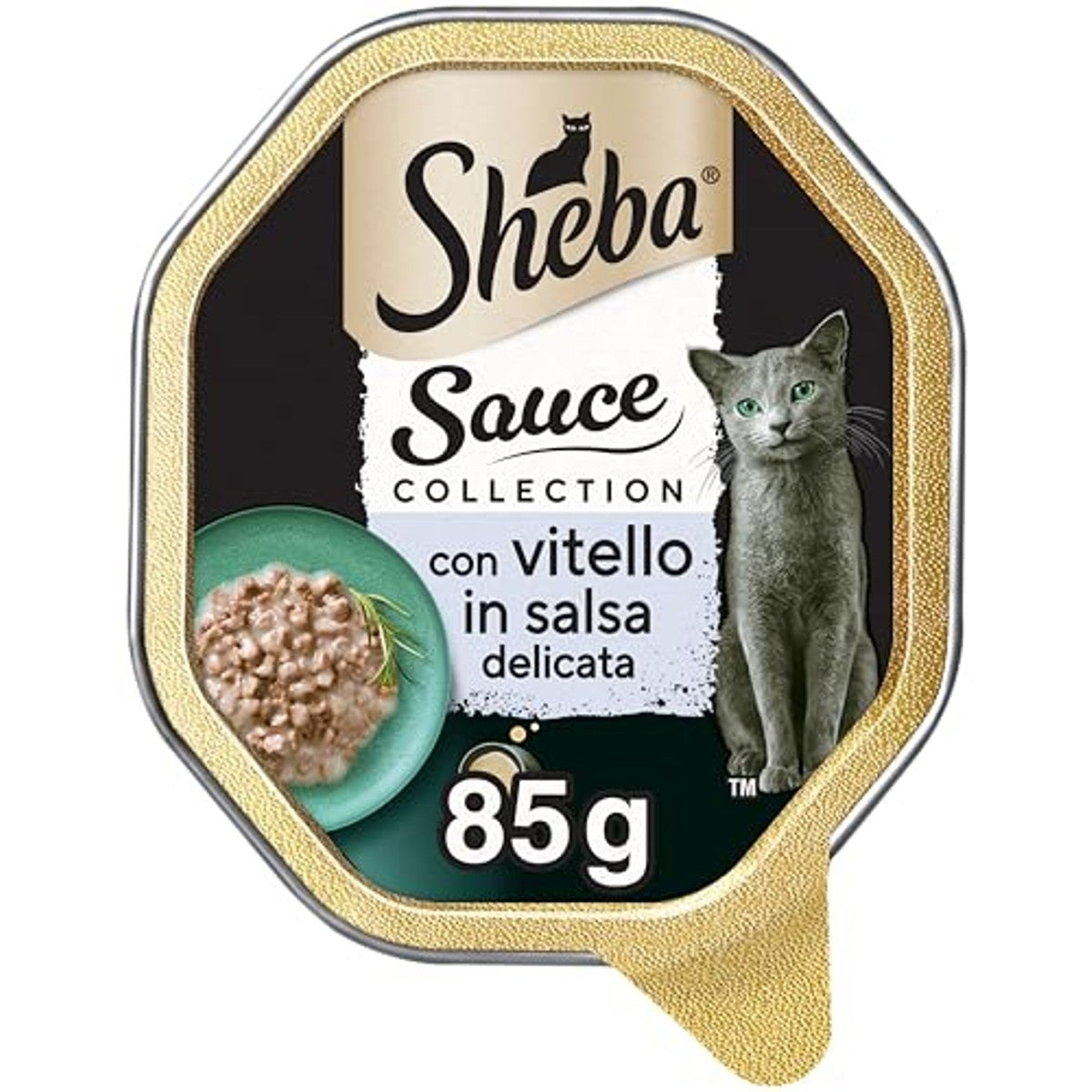 Sheba Sauce Collection natvoer kattenvoer kalf 85 g - 6-pack – foto 2