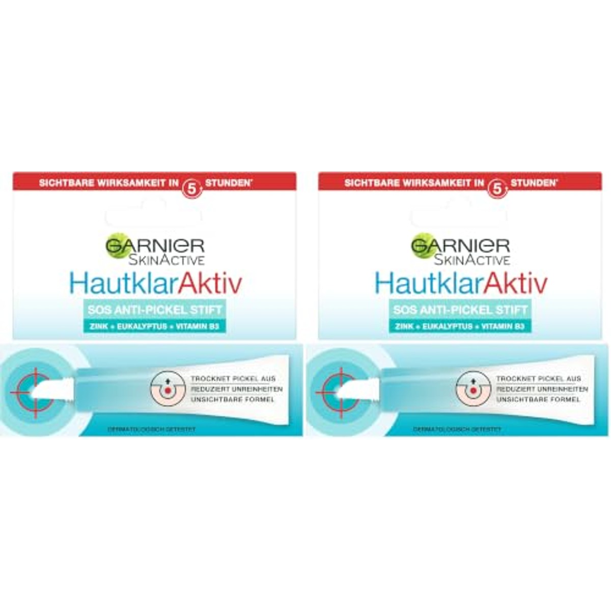 Garnier Hautklar S.O.S. Anti-puistjespen 10 ml verpakking van 2 – Garnier