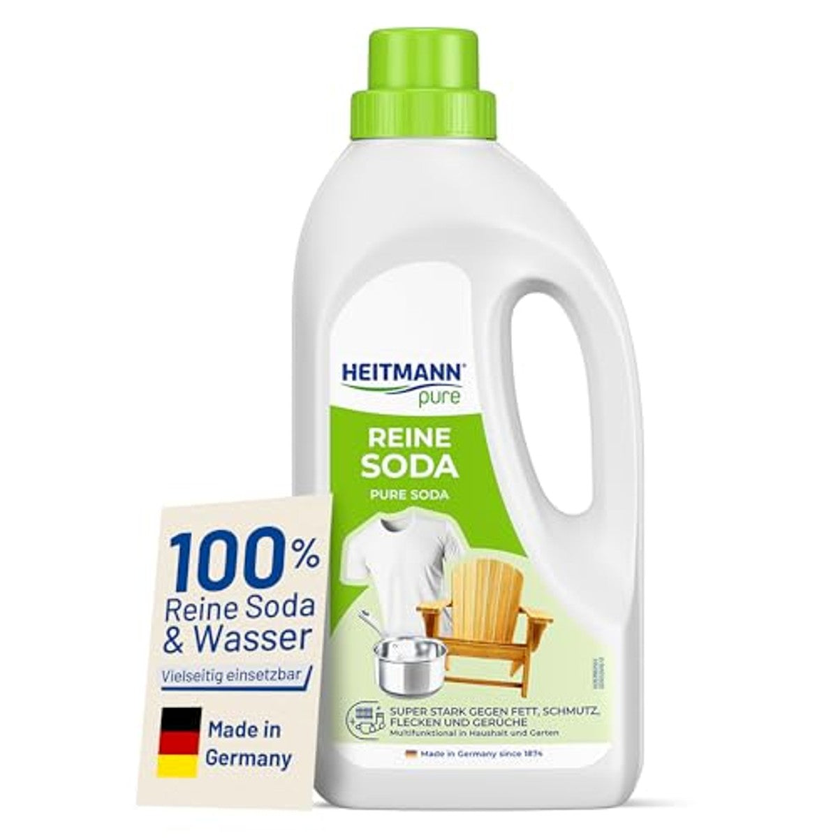 HEITMANN pure Pure Soda veelzijdige reiniger 1 liter – HEITMANN pure