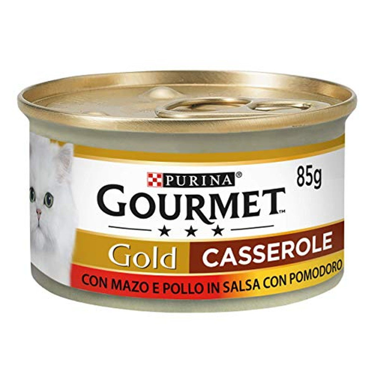 Gourmet Gold Ovenschotel natvoer kattenvoer rund & kip 24 x 85 g - 3-pack