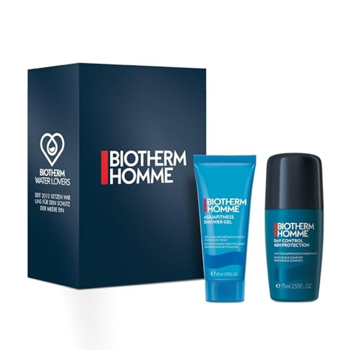 Biotherm Homme Day Control 48H Set (Deo Roll-On 75 ml & Aquafitness Douchegel 40 ml)