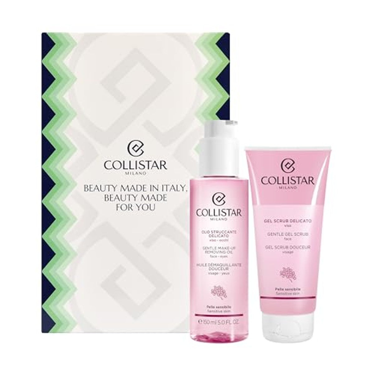 Collistar Cadeauset Zachte Reiniging Reinigingsolie 150 ml + Gezichtscrub 100 ml